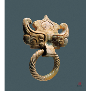 Jade Ring in the Shape of Beast Face