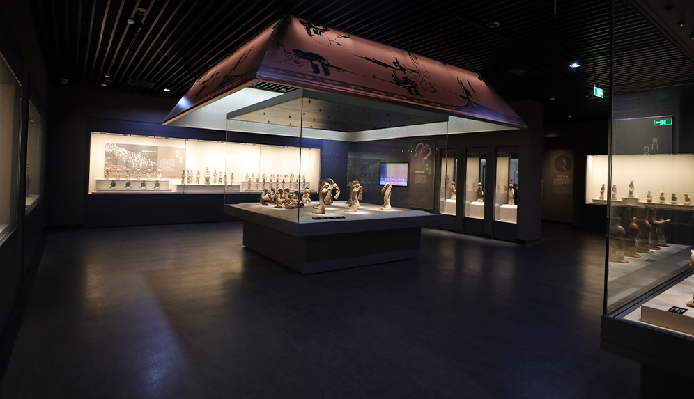  The figurines are beautiful and sublime - the display of ancient pottery figurines in Xuzhou